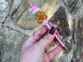 Pink Gingerbread Pen