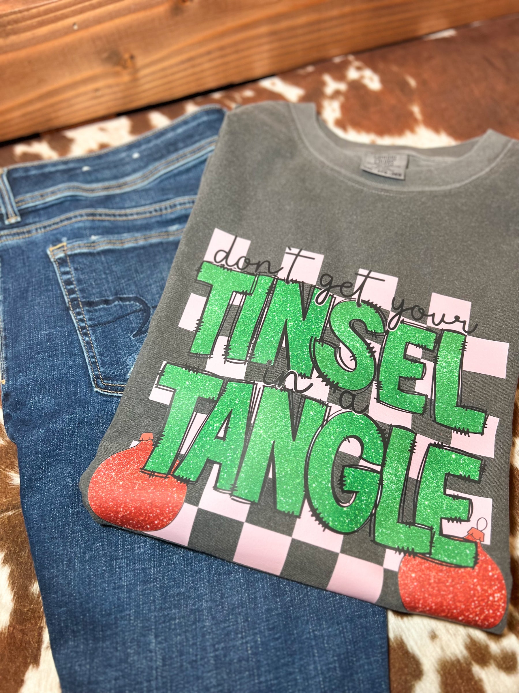 Tinsel in a Tangle - Comfort Colors T-Shirt
