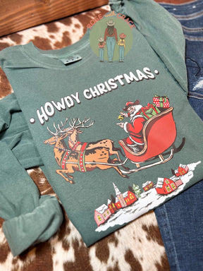 Howdy Christmas RWG Exclusive Comfort Colors T-Shirt