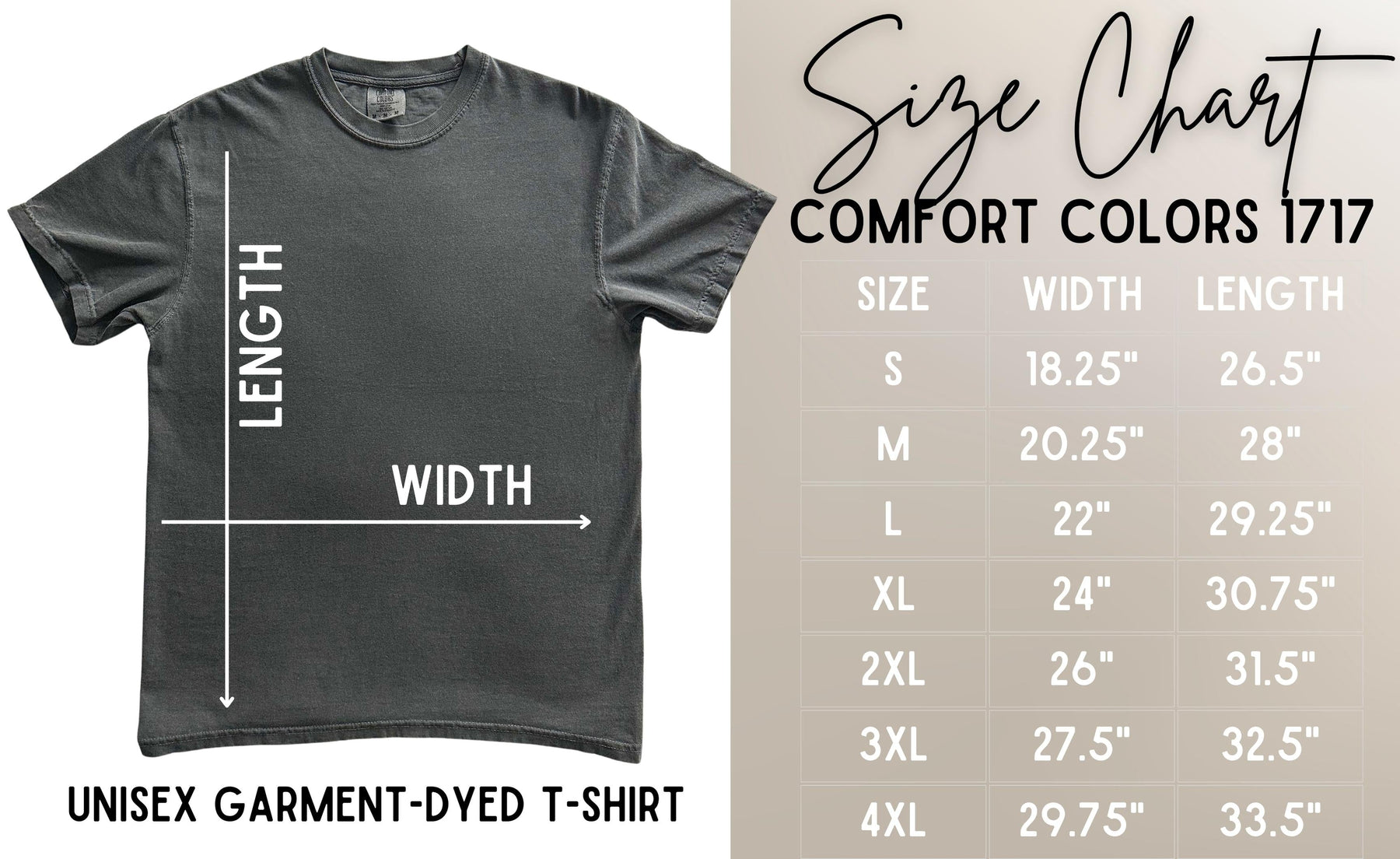 Flower Power - Comfort Colors T-Shirt Rose with Grace LLC