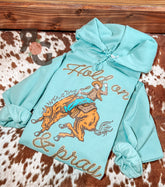 Hold on & Pray - Hoodie Rose with Grace LLC