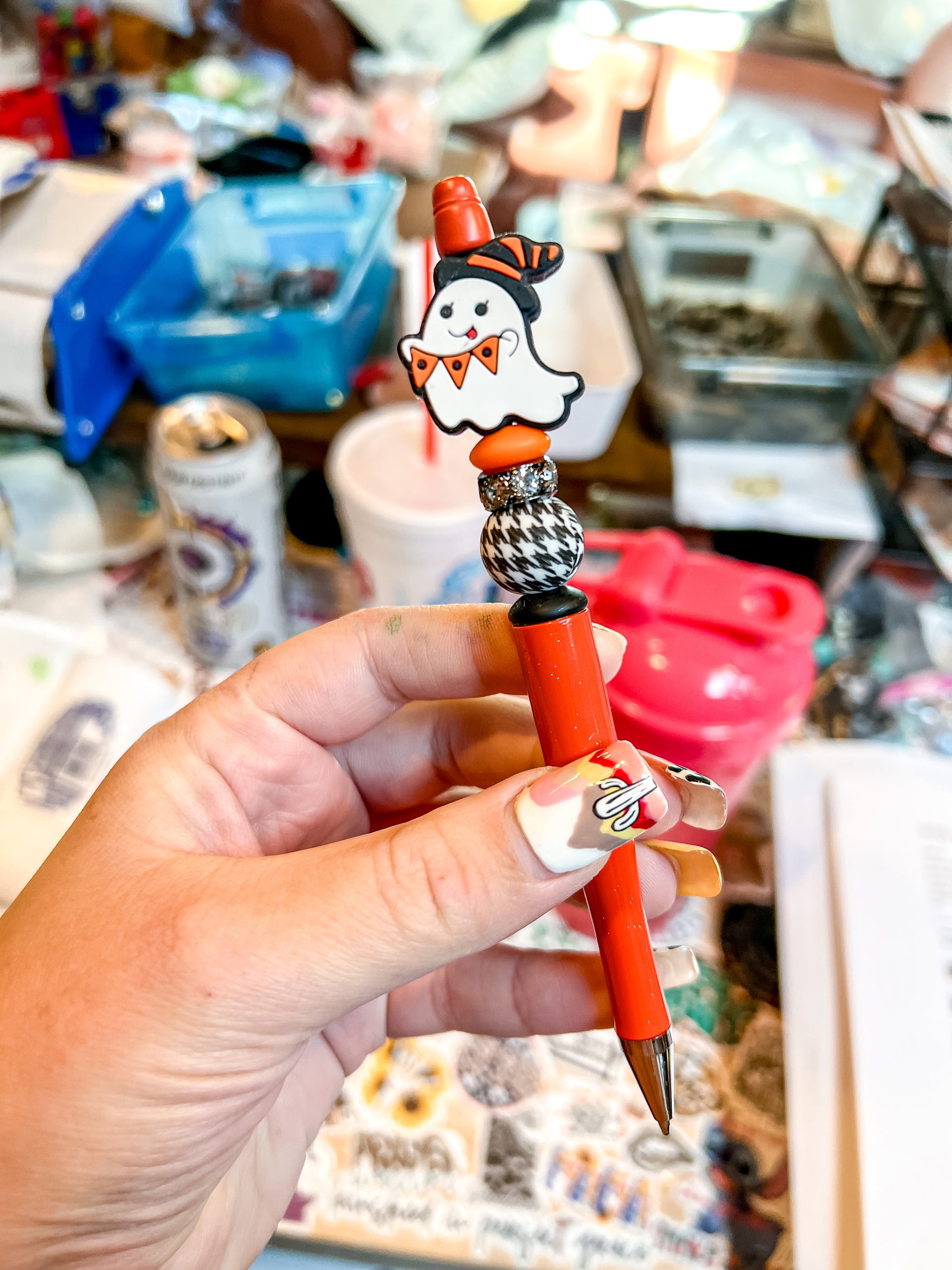 Spooky Party Ghost Pen Rose with Grace LLC