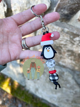Christmas Penguin Mini Keychain