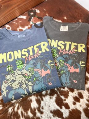 Monster Mash YOUTH - Comfort Colors T-Shirt Rose with Grace LLC