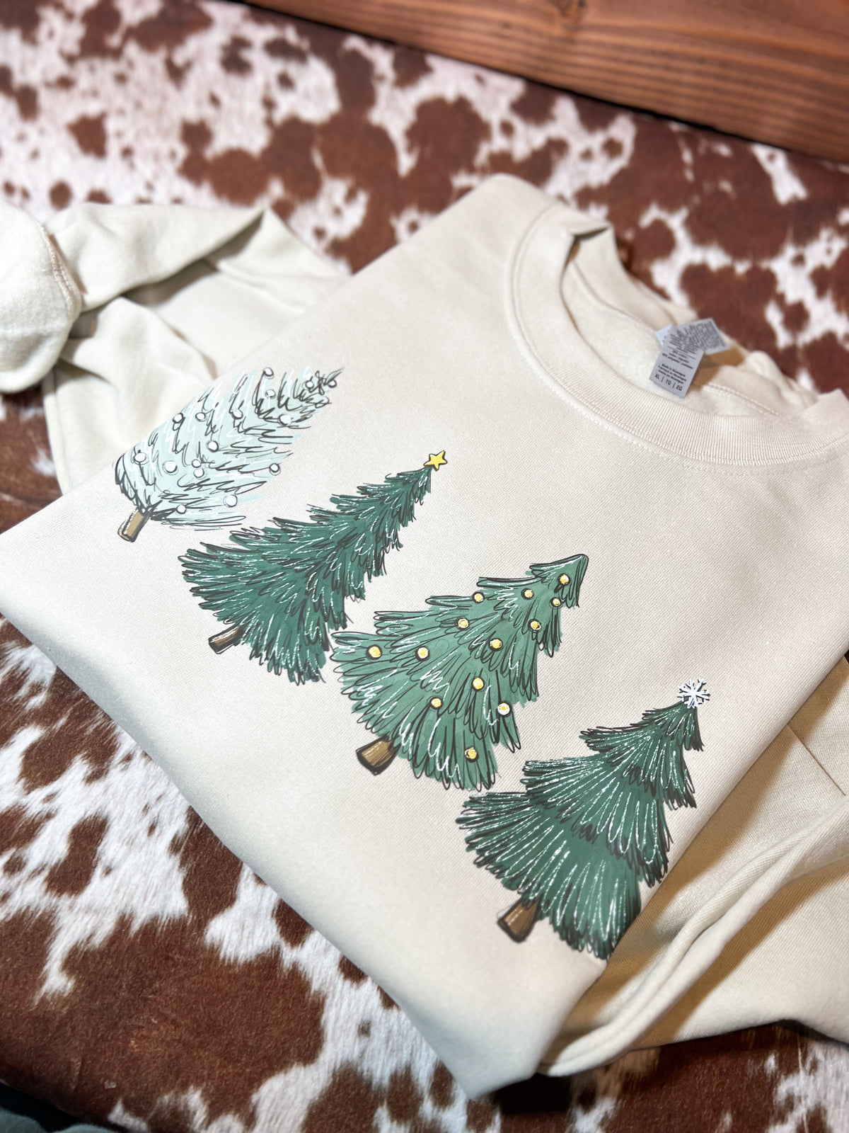 Classic Christmas Trees Crewneck Sweatshirt