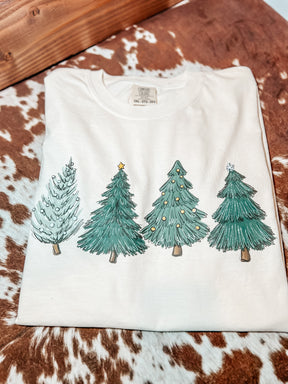 Classic Christmas Tree Comfort Colors T-Shirt