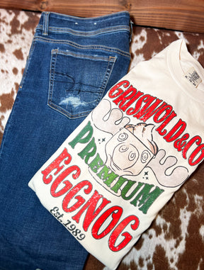 Christmas Eggnog Comfort Colors T-Shirt