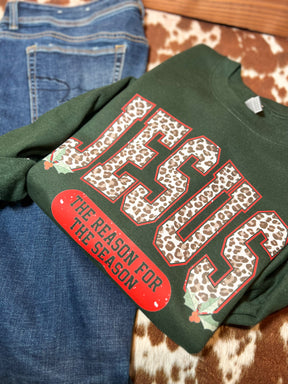 Jesus is The Reason for The Season Crewneck Sweatshirt