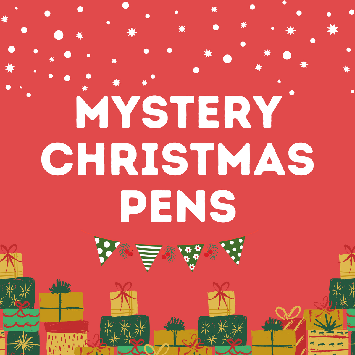Mystery Christmas Pens