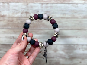 MYSTIC PURPLE CHEETAH WRISTLET Rose with Grace LLC