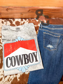 Turquoise Cowboy - Comfort Colors T-Shirt
