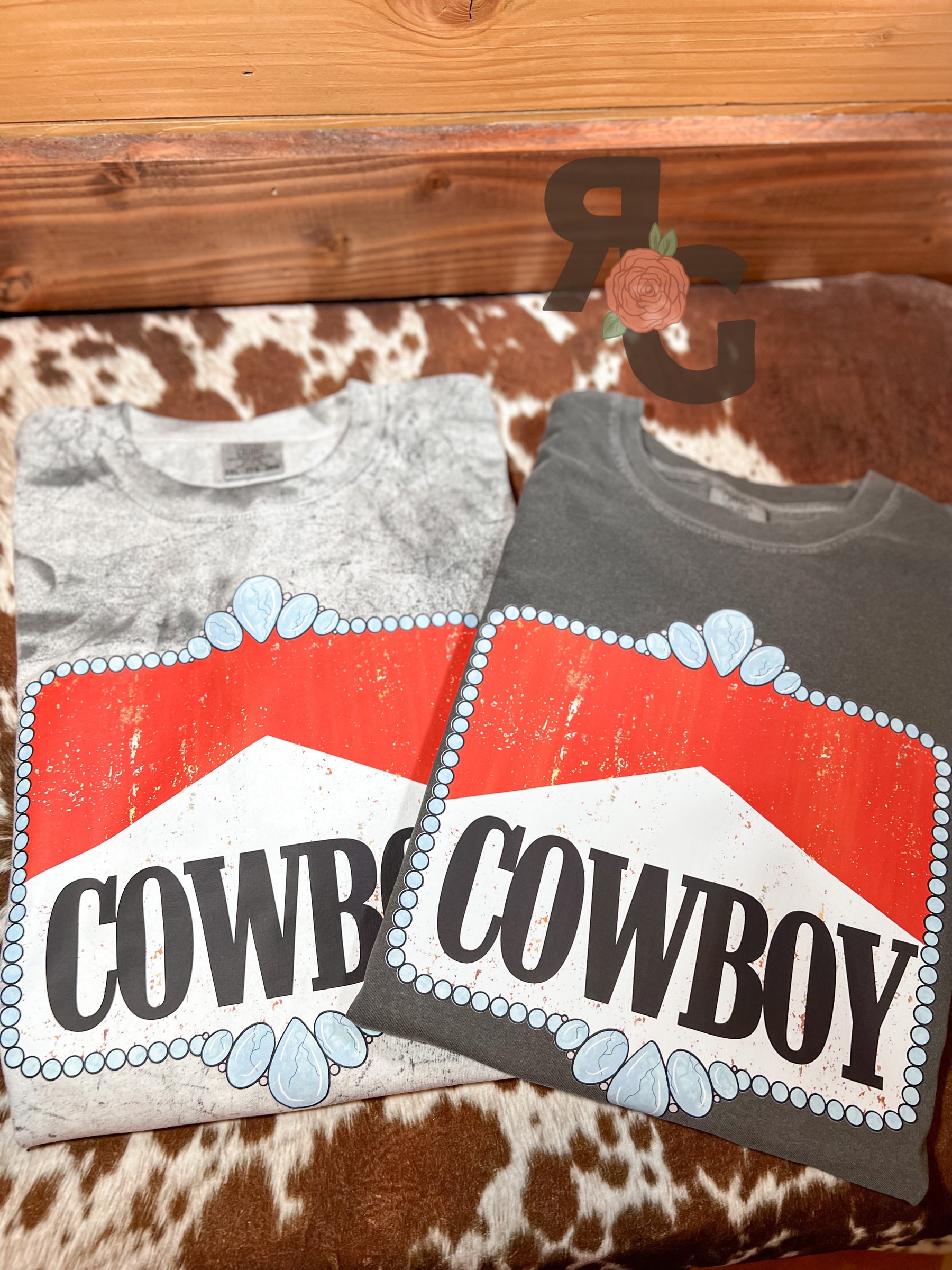 Turquoise Cowboy - Comfort Colors T-Shirt