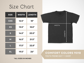 Western Humpday YOUTH - Comfort Colors TShirt Rose with Grace LLC