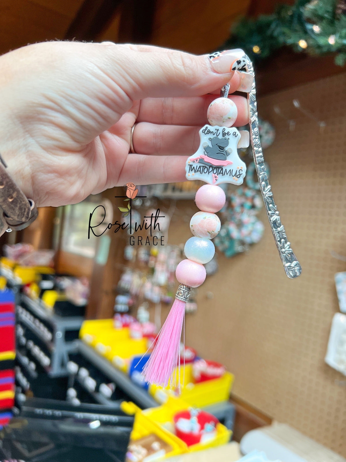 Don’t be a Twatopotomus- Bookmark Rose with Grace LLC