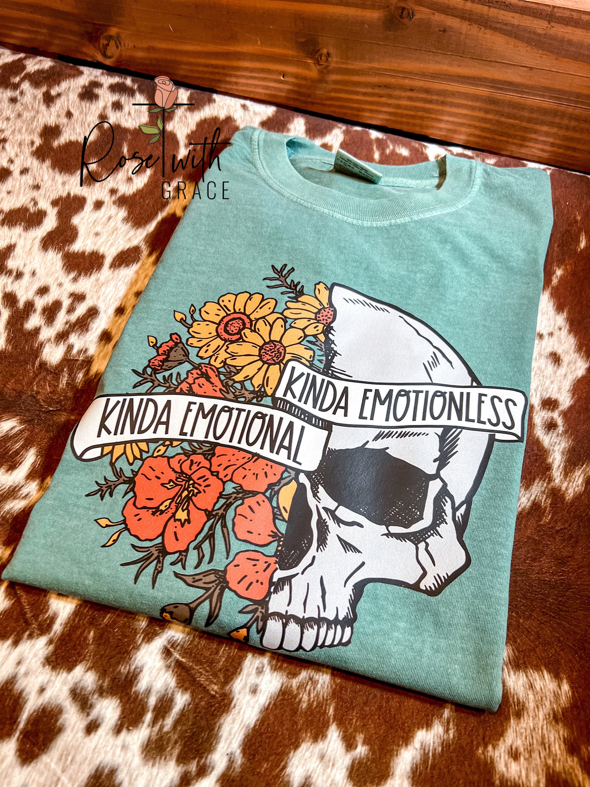 Emotional / Emotionless - Comfort Colors T-Shirt Rose with Grace LLC