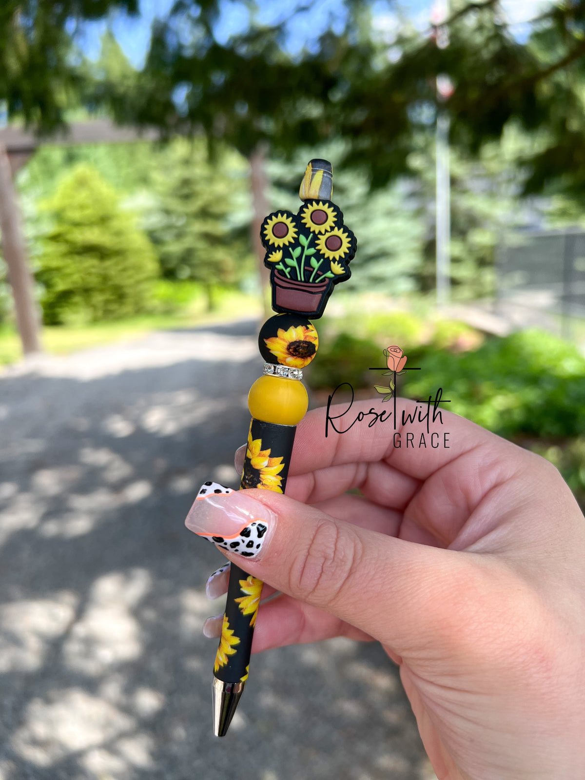 Sunny Day Sunflower - Pen Rose with Grace LLC