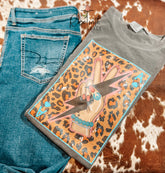 Leopard Ace of Spades - Comfort Colors T-Shirt Rose with Grace LLC