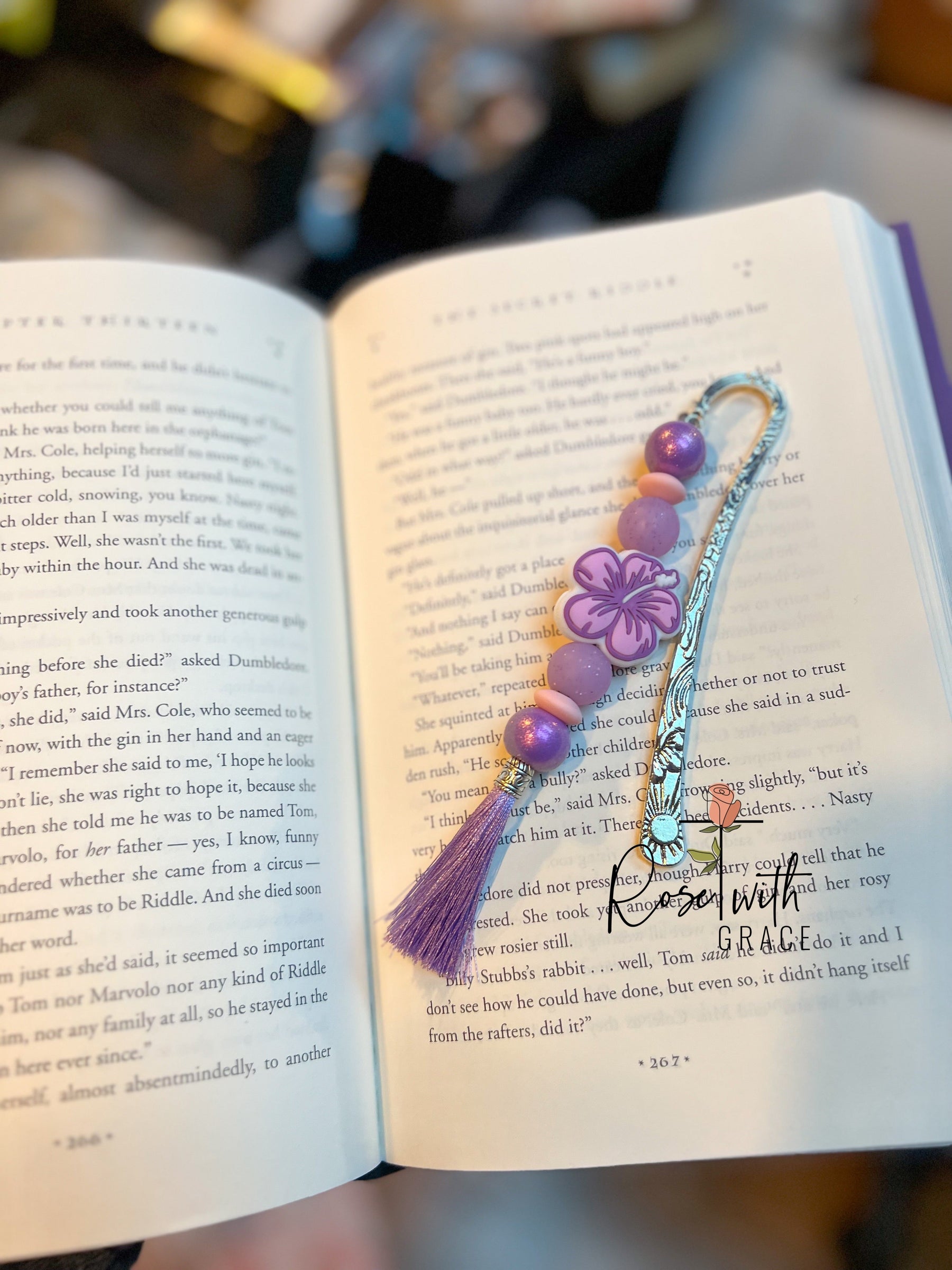Aloha Beaches Purple - Bookmark Rose with Grace LLC