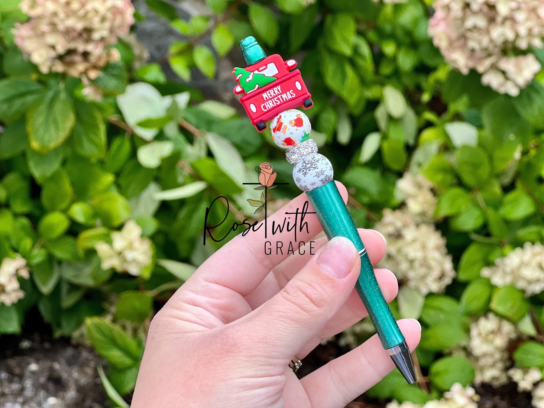 MERRY CHRISTMAS TRUCK PEN Rose with Grace LLC