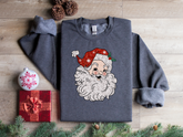 Sparkly Santa Crewneck Sweatshirt