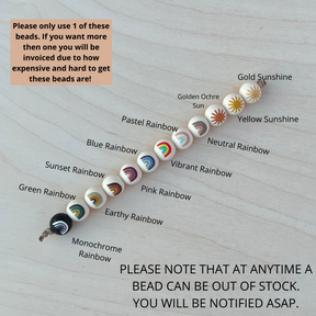 CUSTOM PACIFIER CLIP (NO NAME) Rose with Grace LLC