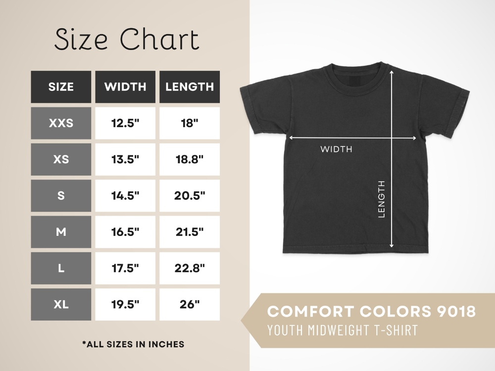 A Blue Christmas Youth Comfort Colors T-Shirt