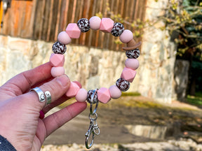 BUCKLE BUNNY WRISTLET- SILVER Rose with Grace LLC