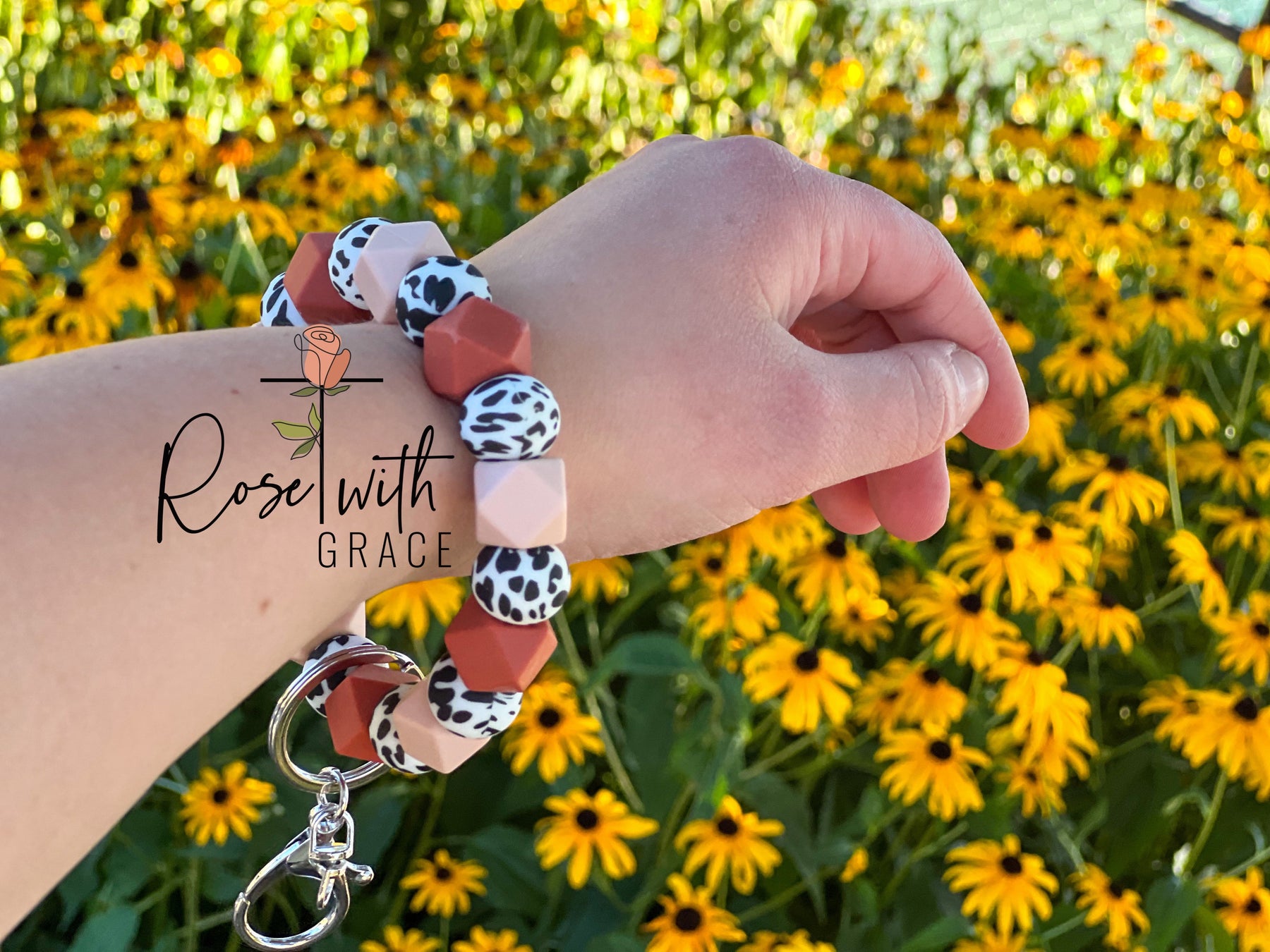 AUTUMN BLUSH MOO WRISTLET Rose with Grace LLC