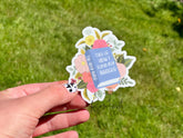 HOW I FIGHT MY BATTLES - STICKER Rose with Grace LLC