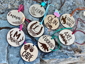NAME BAG TAGS LISTING 2 Rose with Grace LLC