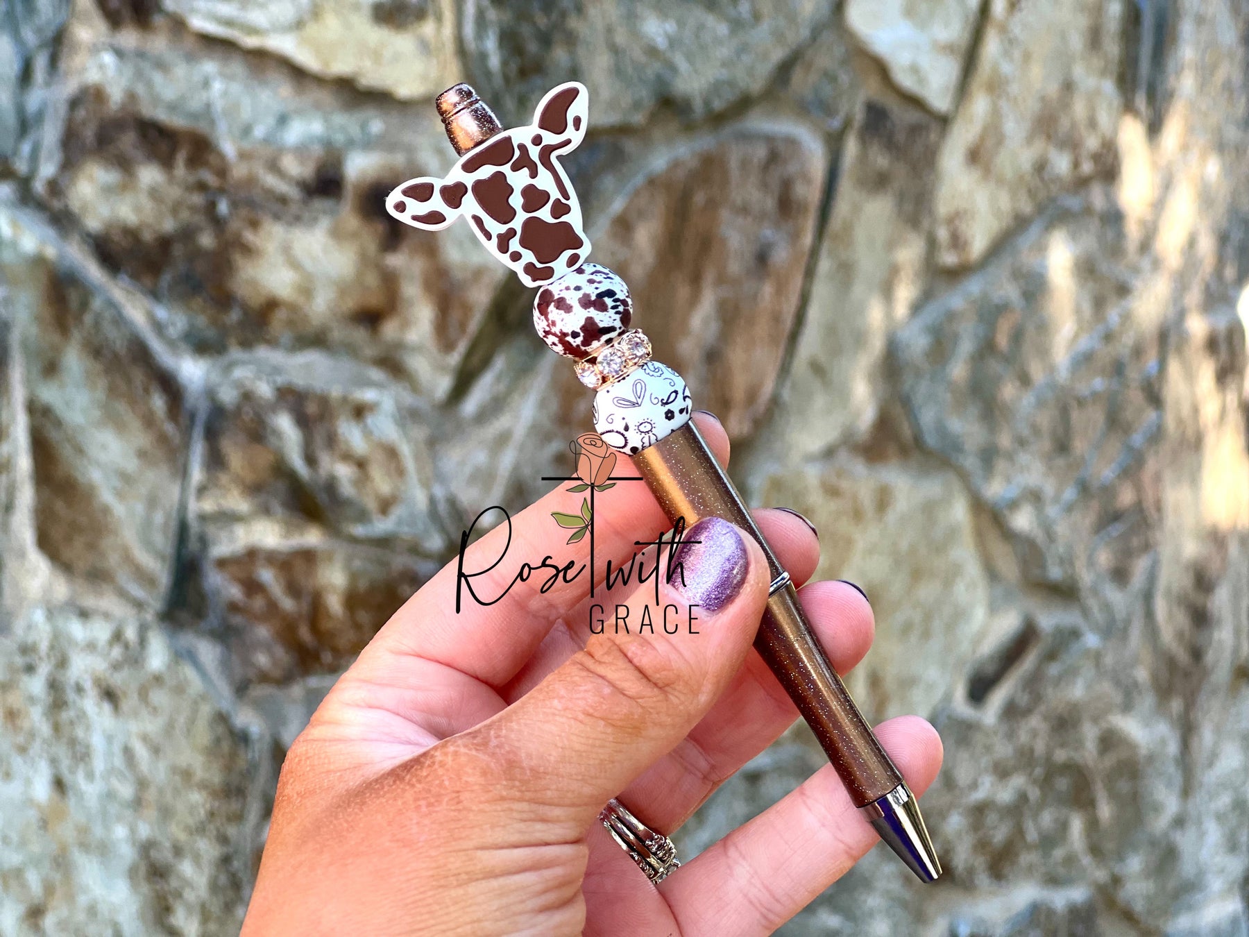 CHOCOLATE MILK MOO PEN Rose with Grace LLC