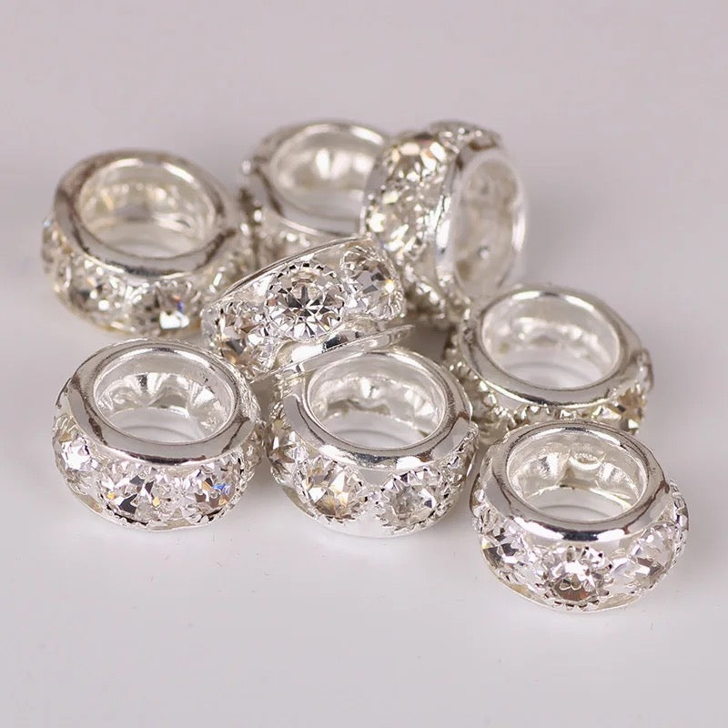 Rhinestone Spacers 4 Color Options & bundle options *WILL NOT SHIP UNTIL 3/30* Rose with Grace LLC