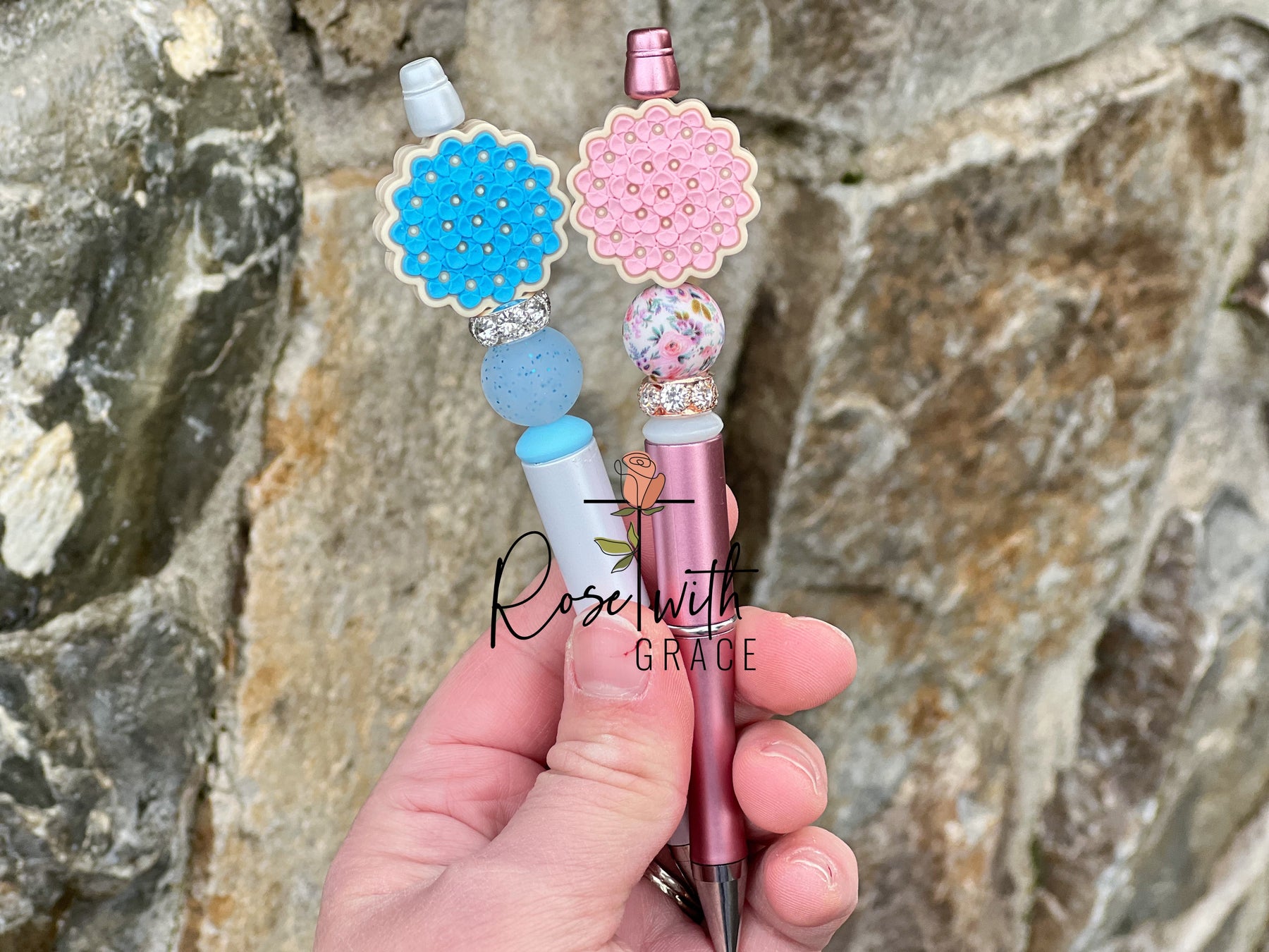 Flower pens Rose with Grace LLC