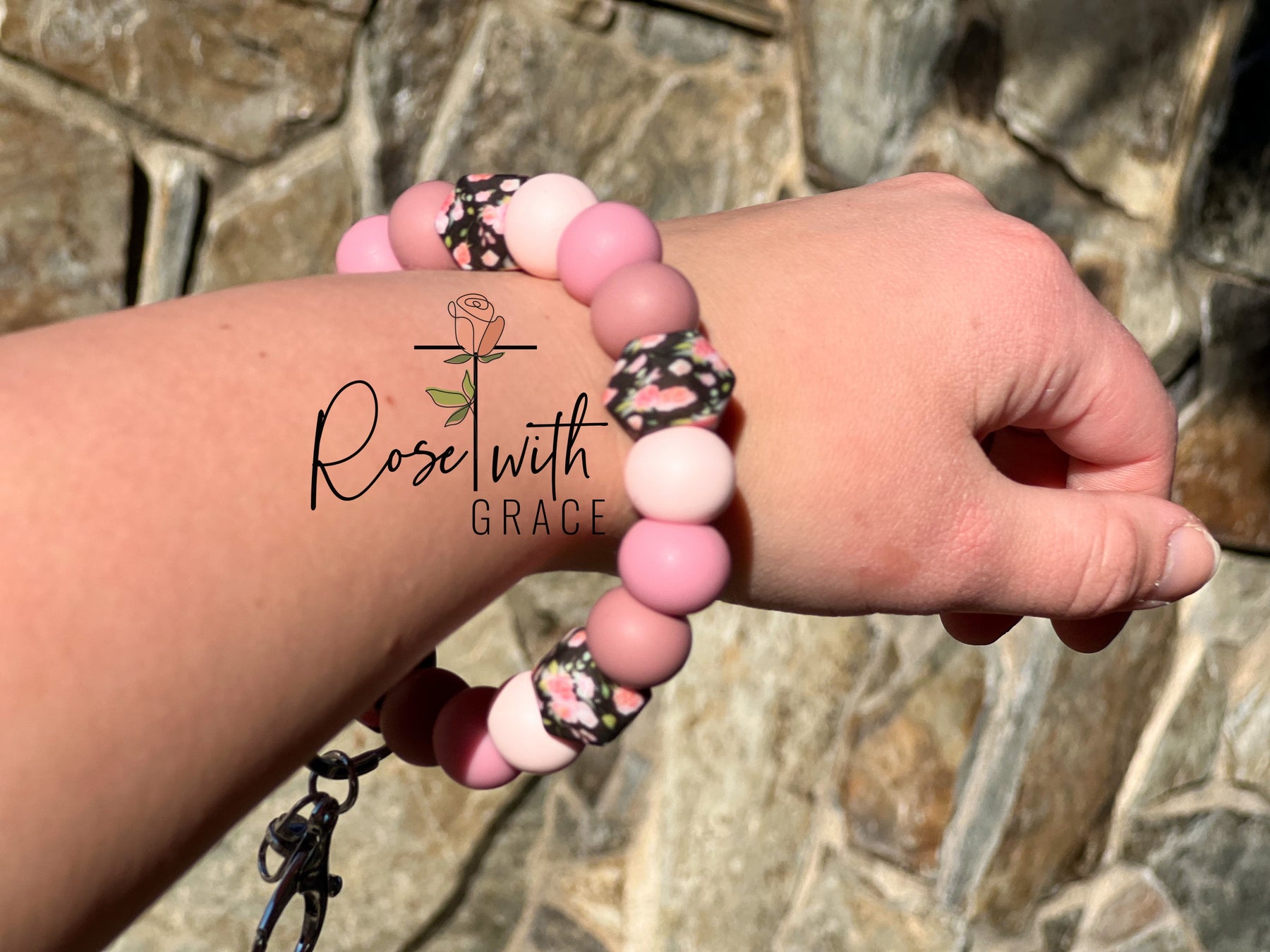 ROSE BUD WRISTLET Rose with Grace LLC