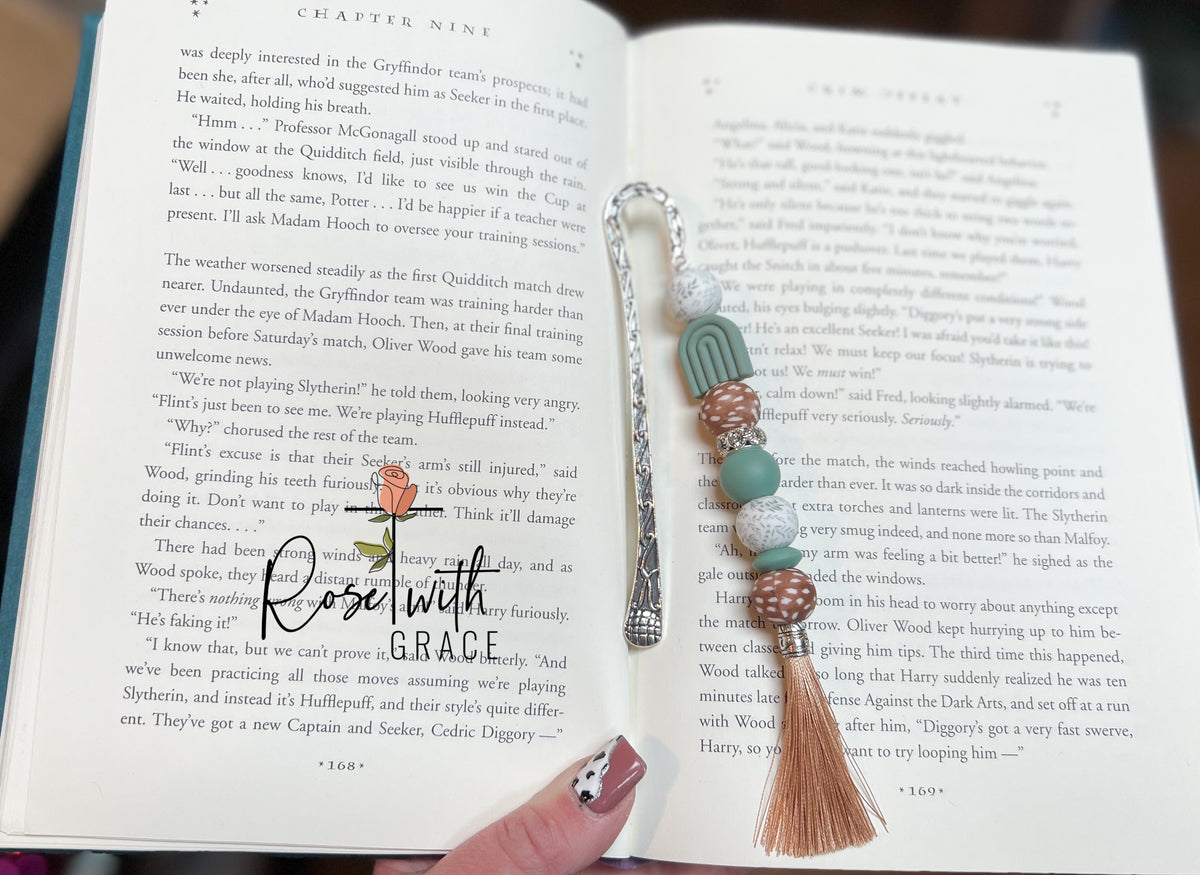 Evergreen Fawn Rainbow Bookmark Rose with Grace LLC