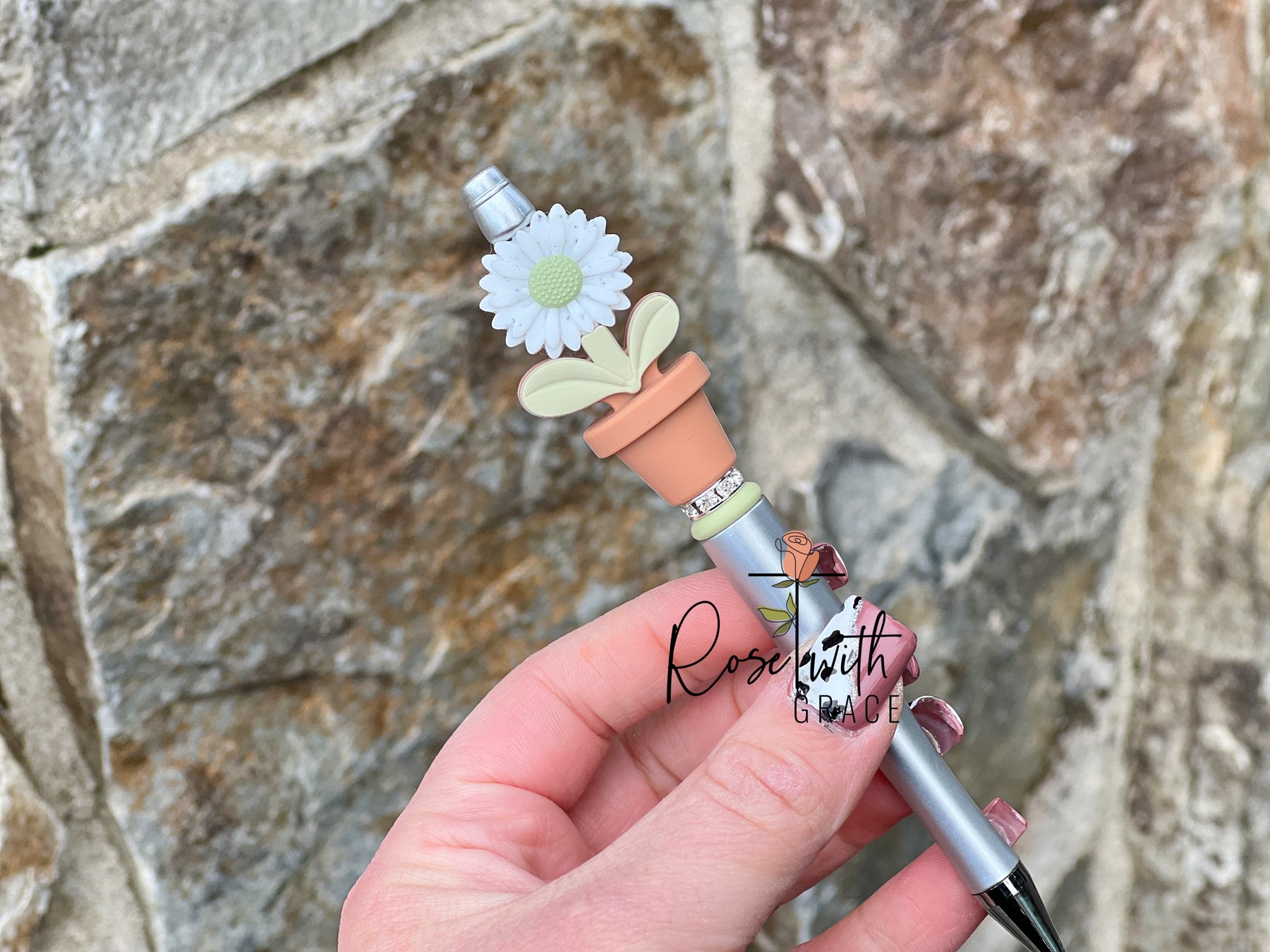 Where Flowers Bloom there is Hope Pens Rose with Grace LLC