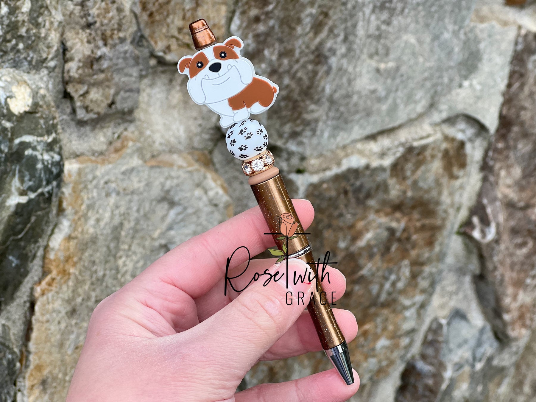 Bulldog Pens Rose with Grace LLC