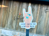 DONT NEED THE LAWS OF MAN STICKER CUSTOM RWG DESIGN Rose with Grace LLC