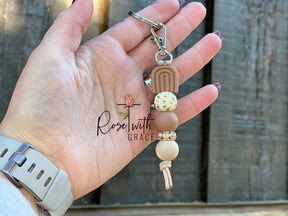 BOHO RAINBOW MINI KEYCHAINS Rose with Grace LLC