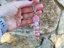 BOHO RAINBOW MINI KEYCHAINS Rose with Grace LLC