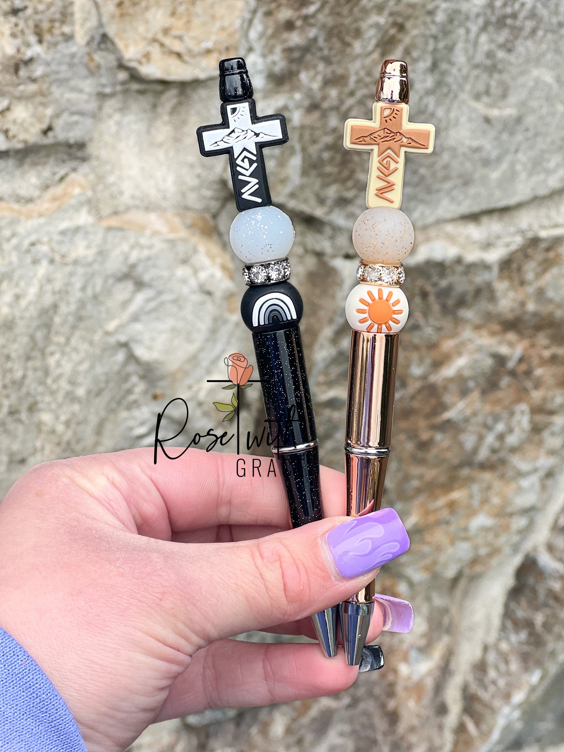 God is Greater Pens Rose with Grace LLC
