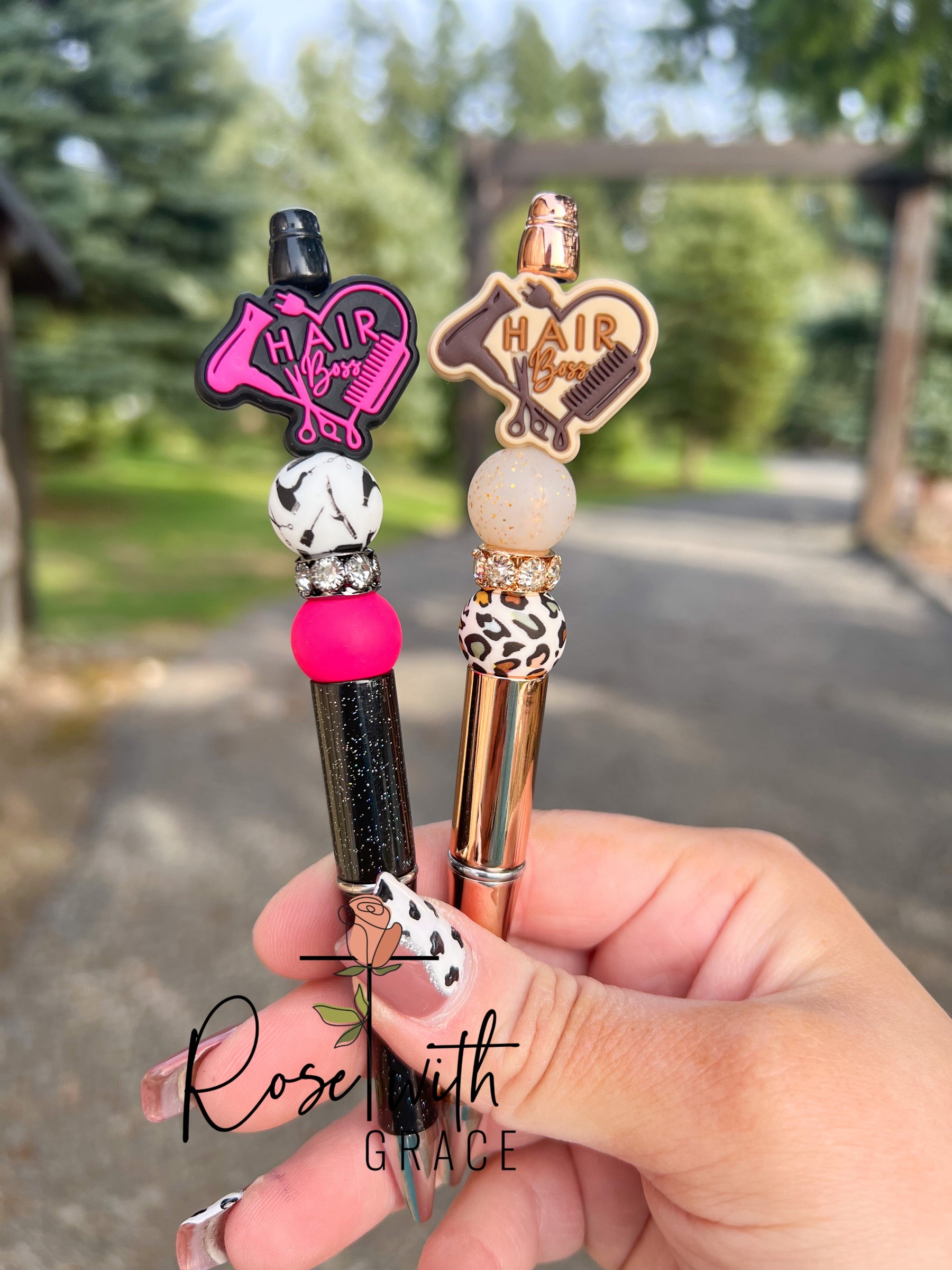 Hair Boss Pens Rose with Grace LLC