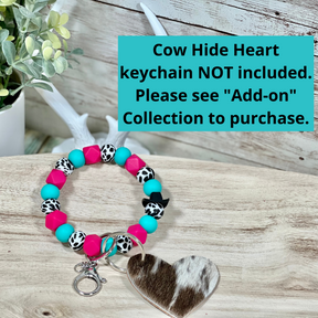 SASSY SALOON KEYCHAIN WRISTLET Rose with Grace LLC
