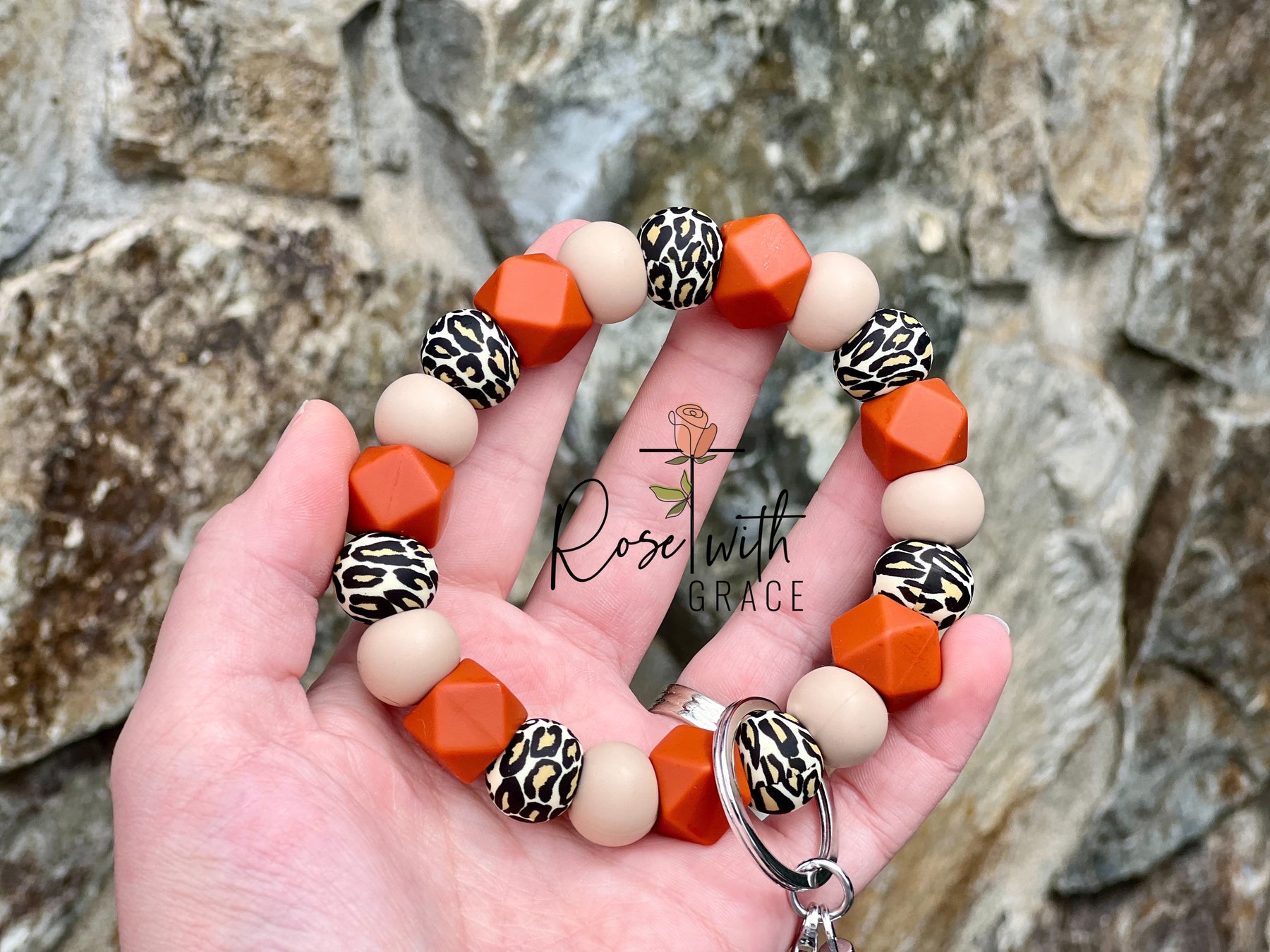 FANCY FALL LEOPARD WRISTLET Rose with Grace LLC