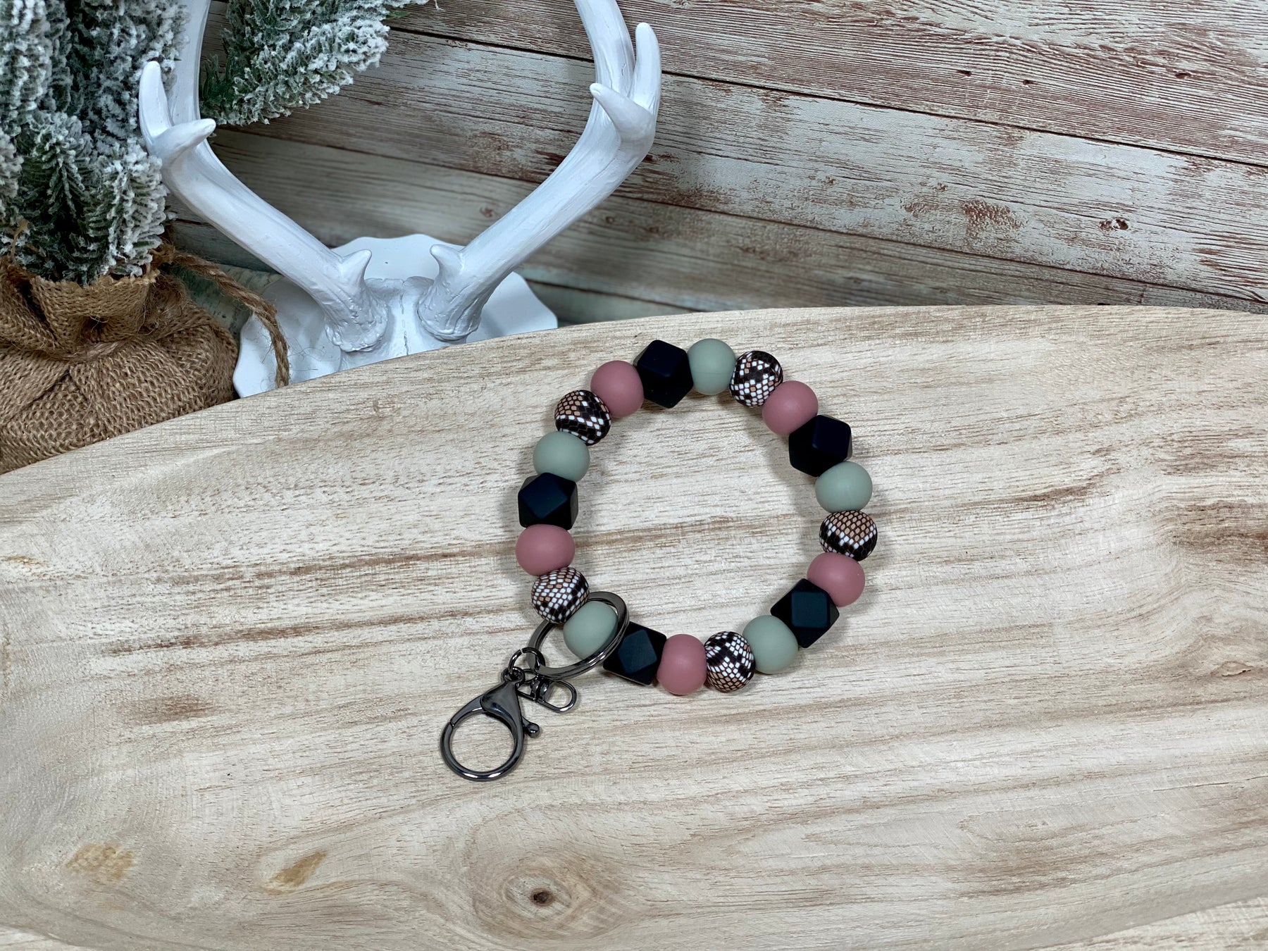 SNEAKY LIL SNAKEY SNAKEY WRISTLET- GUN METAL Rose with Grace LLC