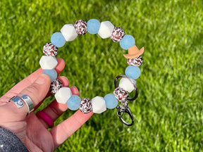 COLD AS ICE COWBOY WRISTLET- SILVER Rose with Grace LLC