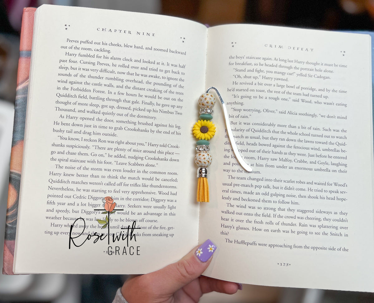 Sunflower Bookmark Rose with Grace LLC